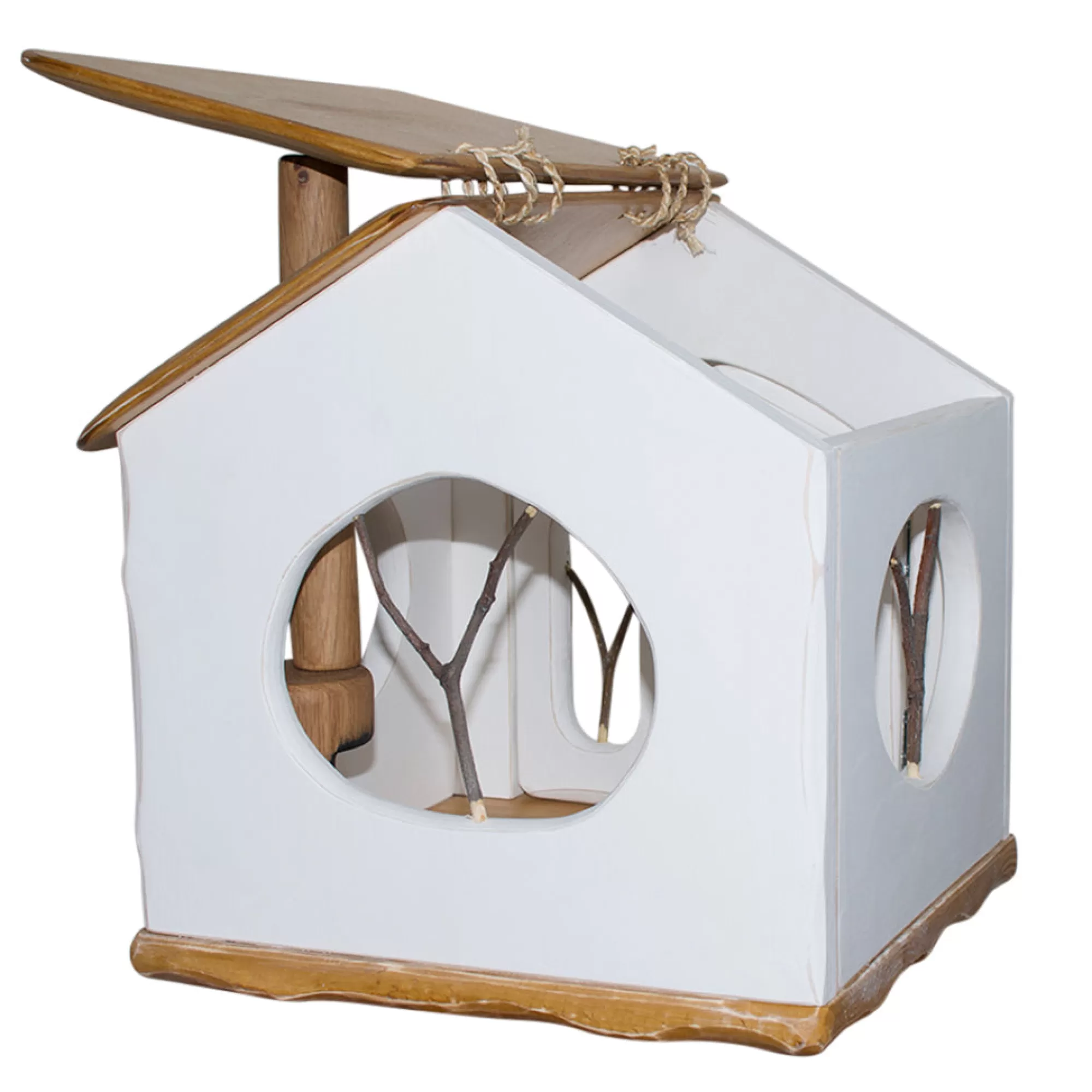 Tateplota Doll Accessories-Wooden Doll House - The Cottage