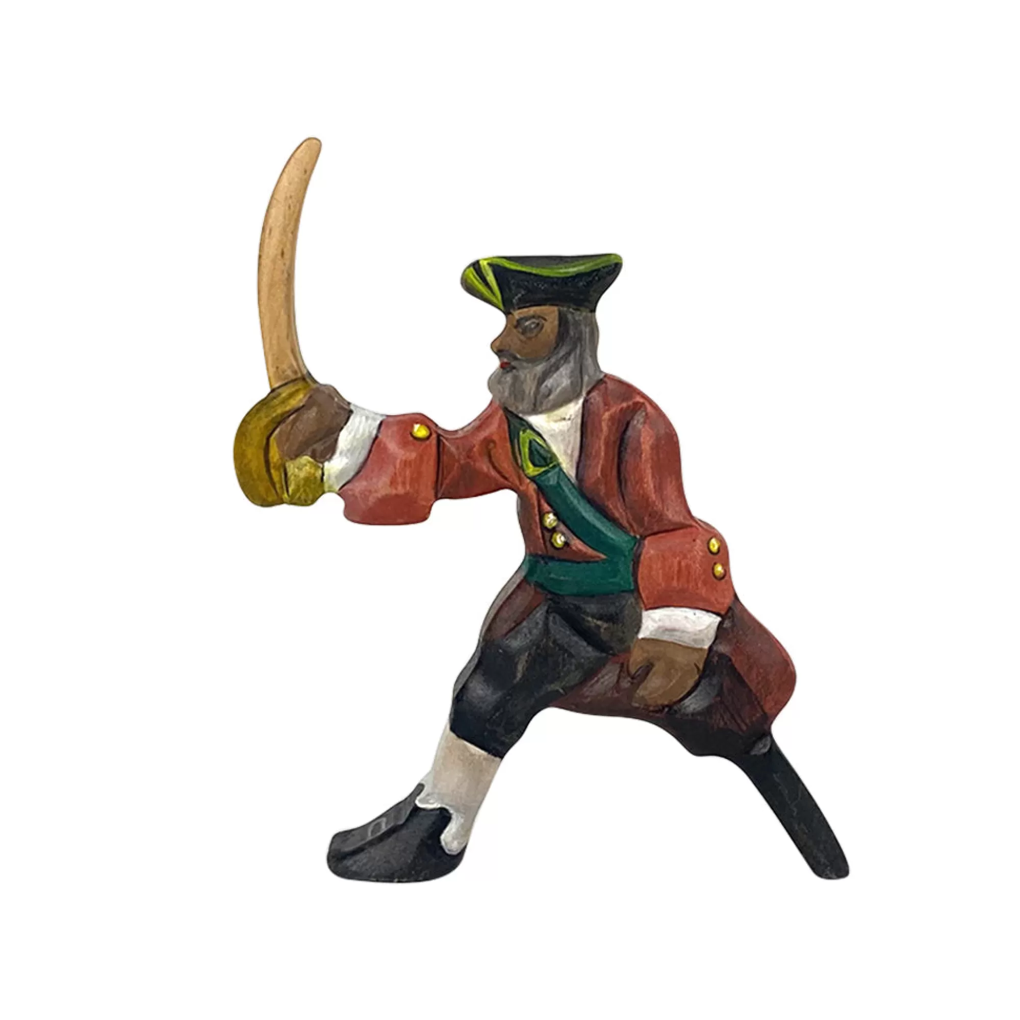 Green Taiga Stories & Tales-Wooden Pirate With Sword