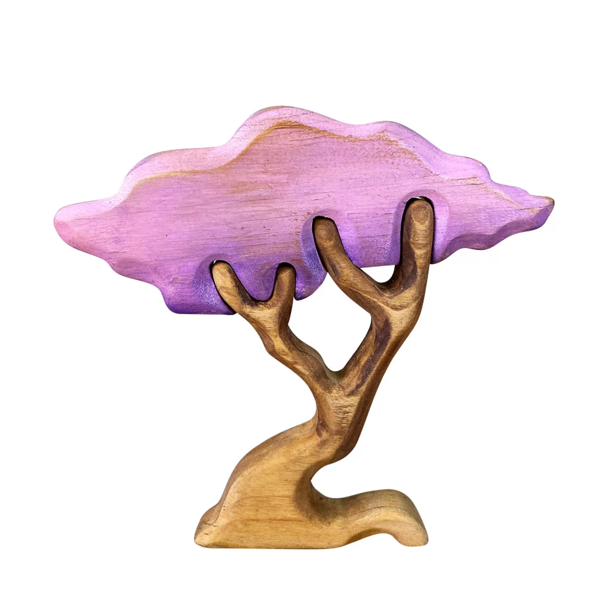 Green Taiga Stories & Tales-Wooden Saxaul Tree - Purple
